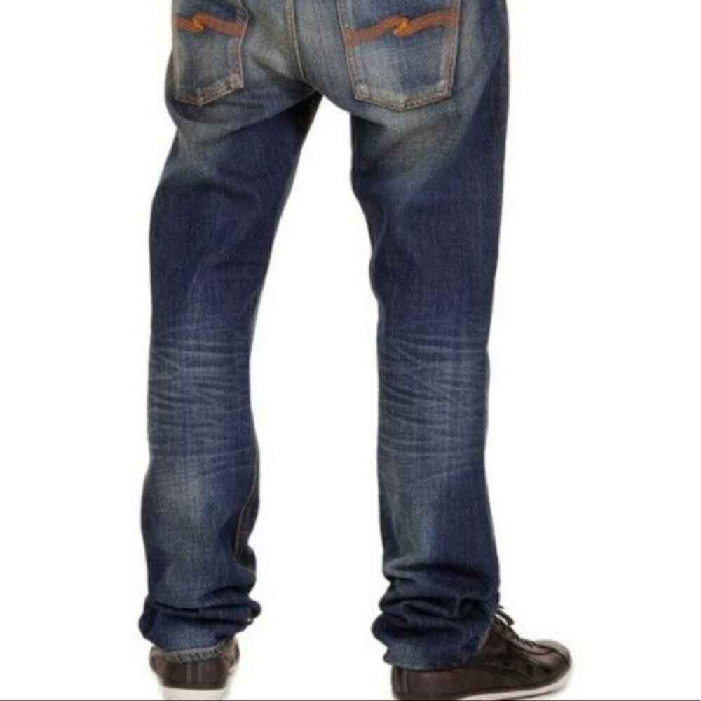 Nudie Jeans Co Mens Slim Fit Raw Denim Jeans W31 L34